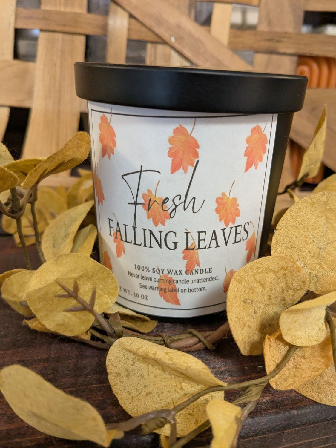 Fresh Falling Leaves 10oz. Glass Jar Candle