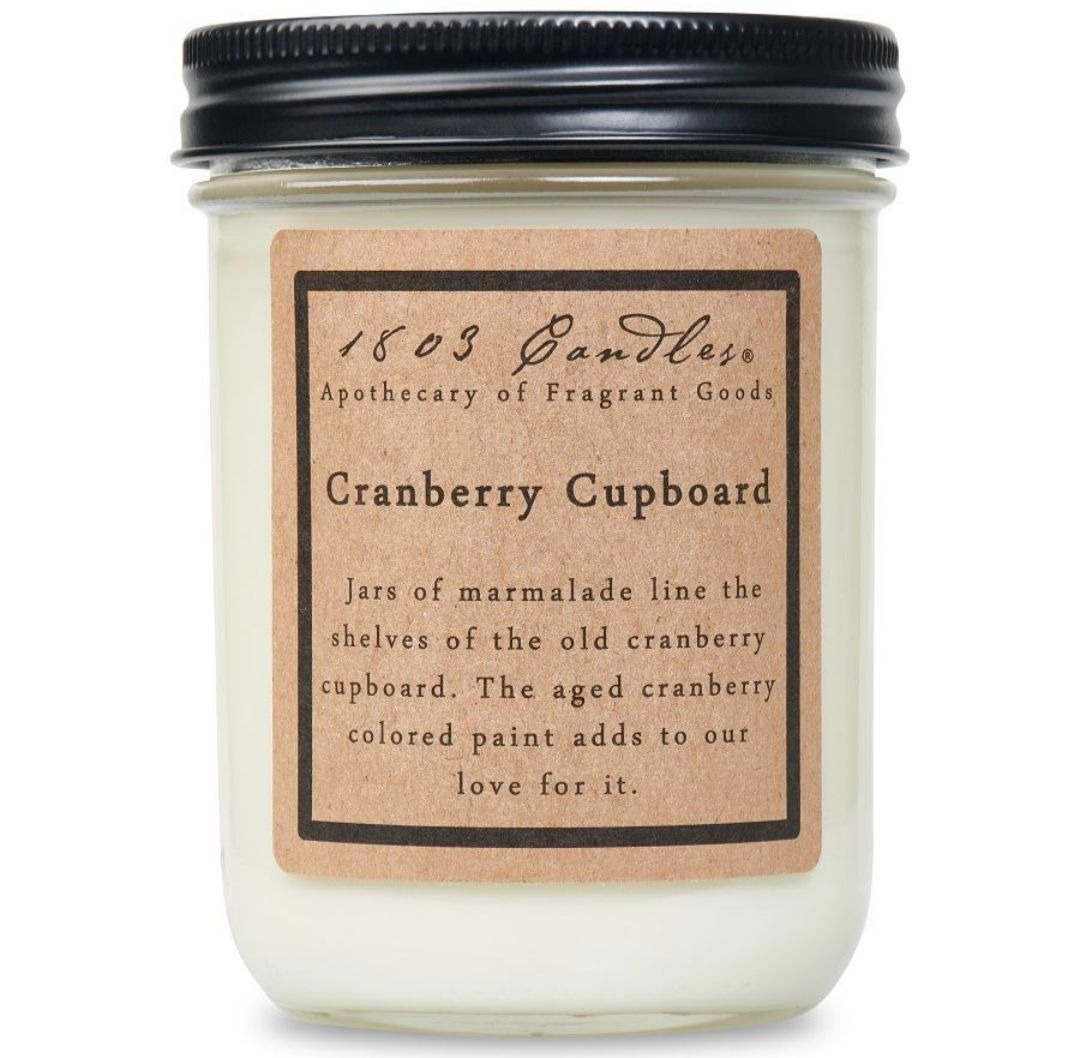 1803 Soy Candle - Cranberry Cupboard - 14oz.