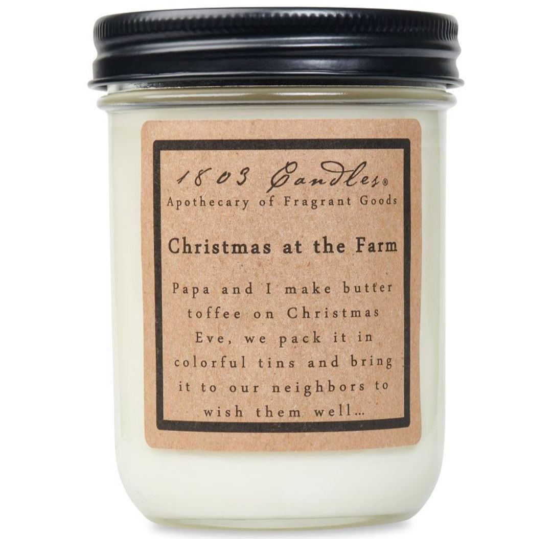 1803 Soy Candle - Christmas at the Farm - 14oz.