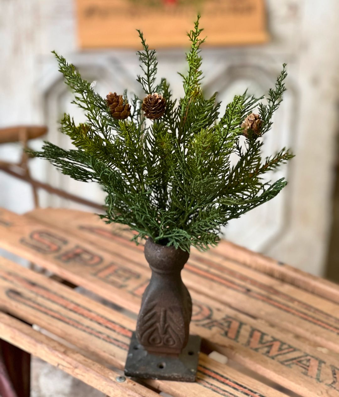 14&quot; Telluride Spruce Pine Floral Pick