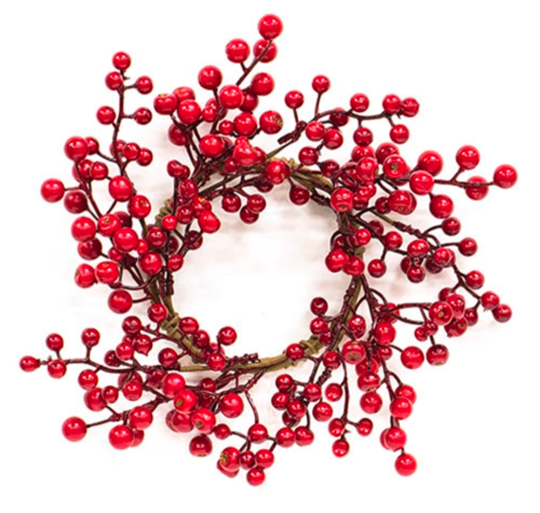 4-1/2" Winter Gooseberry Candle Ring