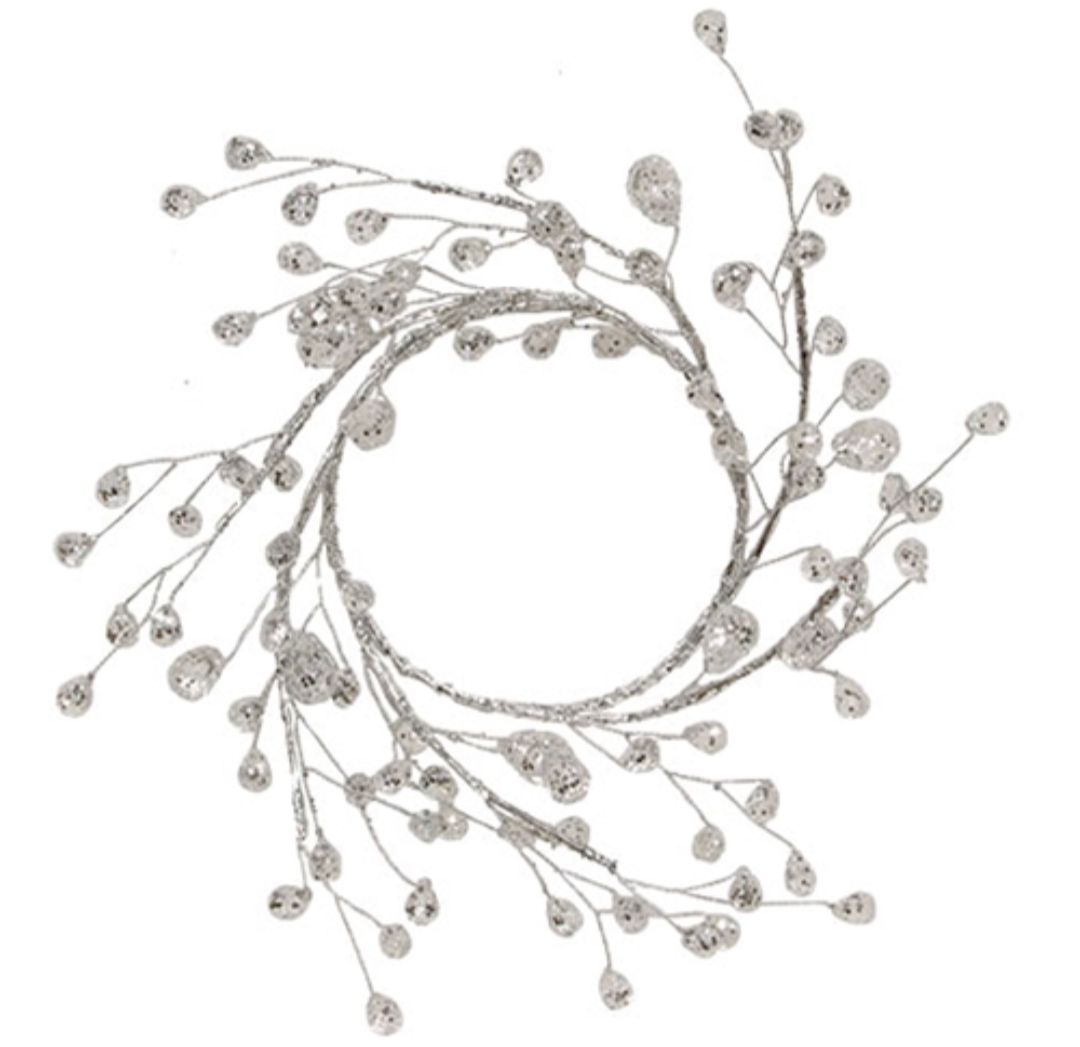 3-1/2" Icy Gems Candle Ring