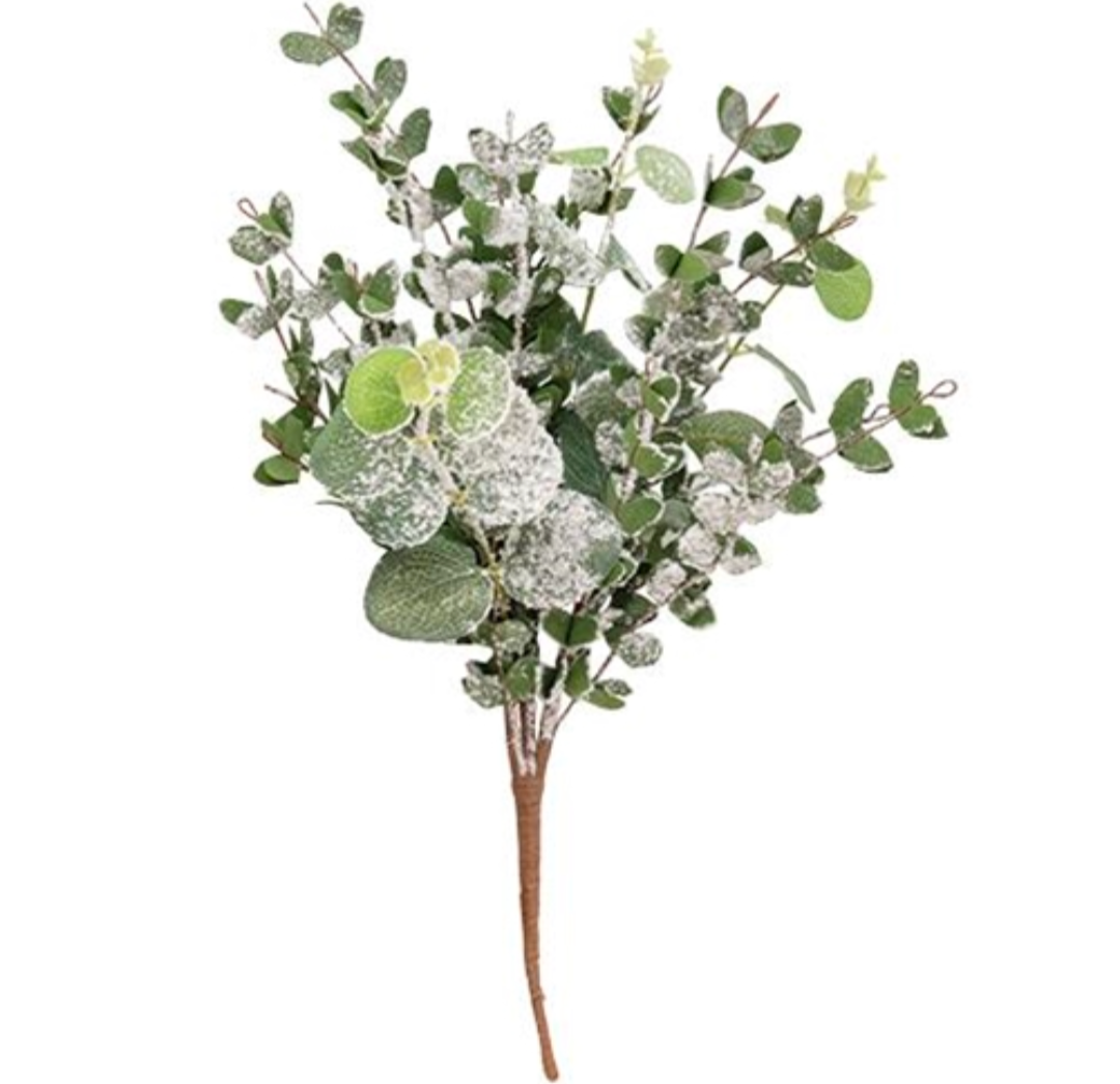 16" Snowy Eucalyptus Floral Pick