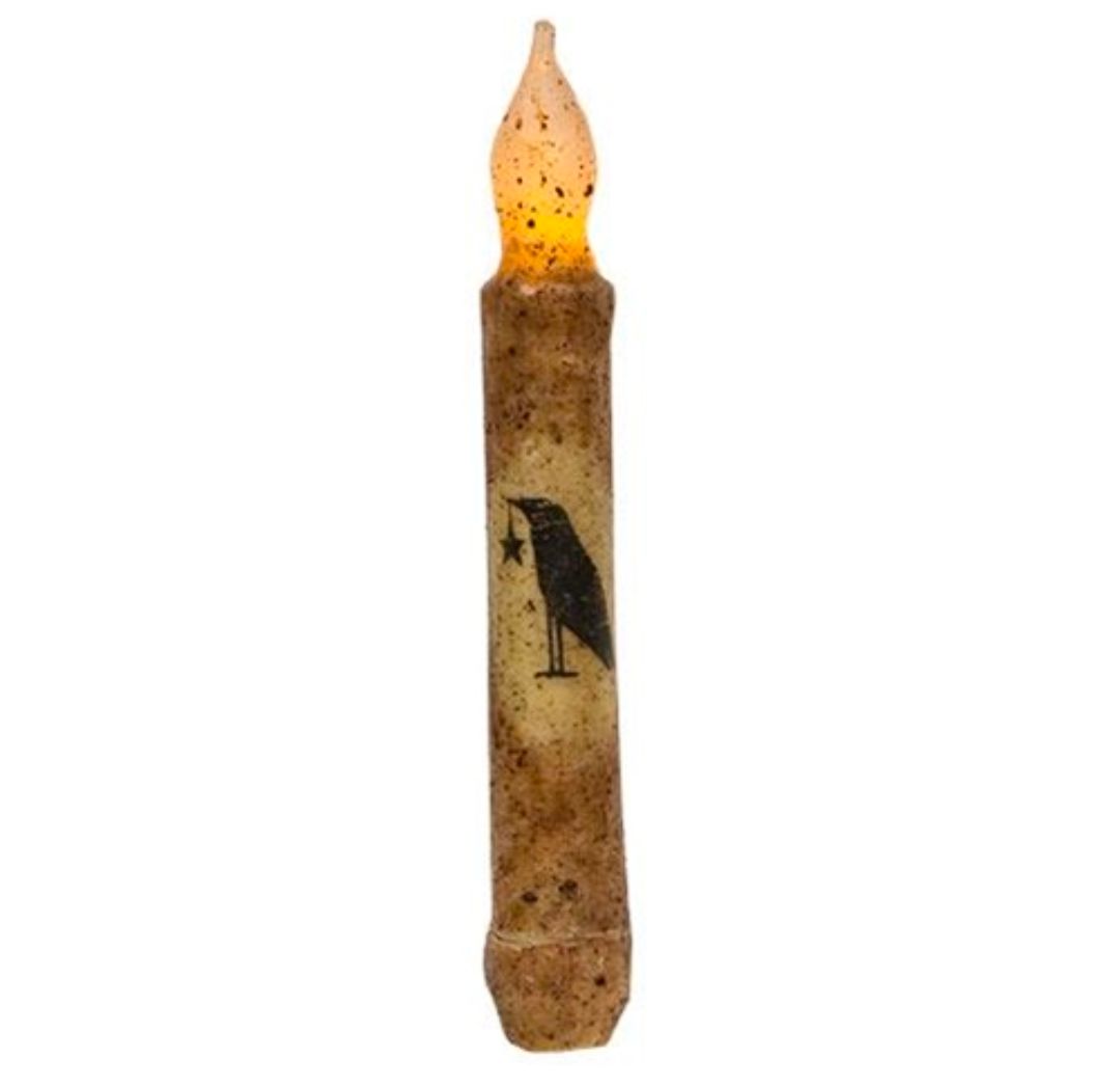 6" Burnt Mustard Crow Timer Taper