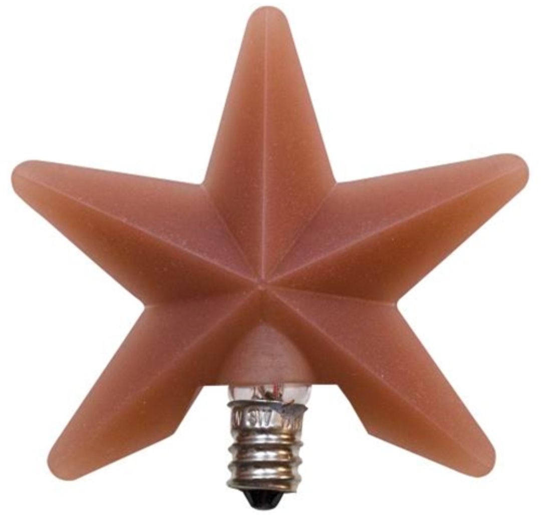3" Cinnamon Star Silicone Bulb