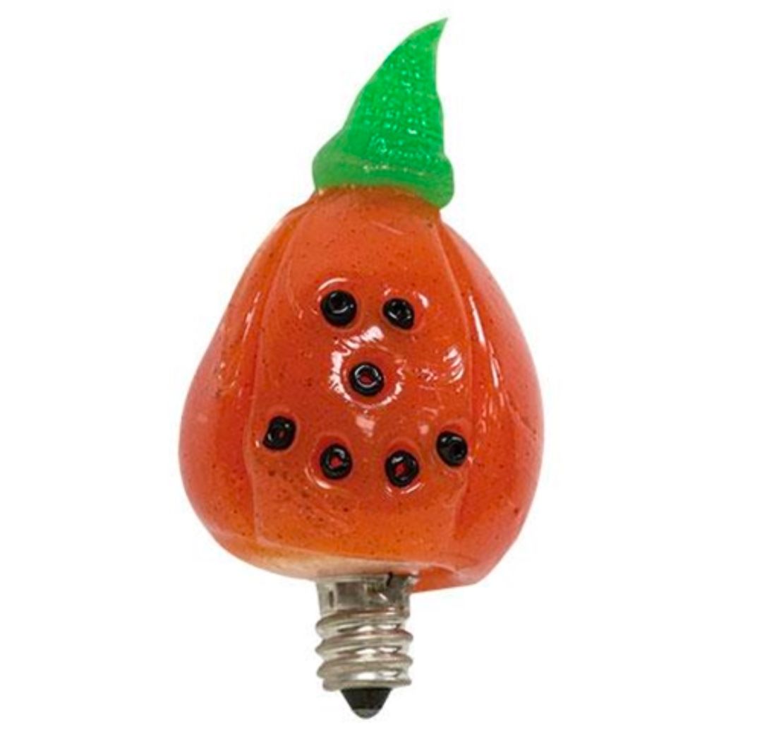 Large Pumpkin Face Silicone Bulb