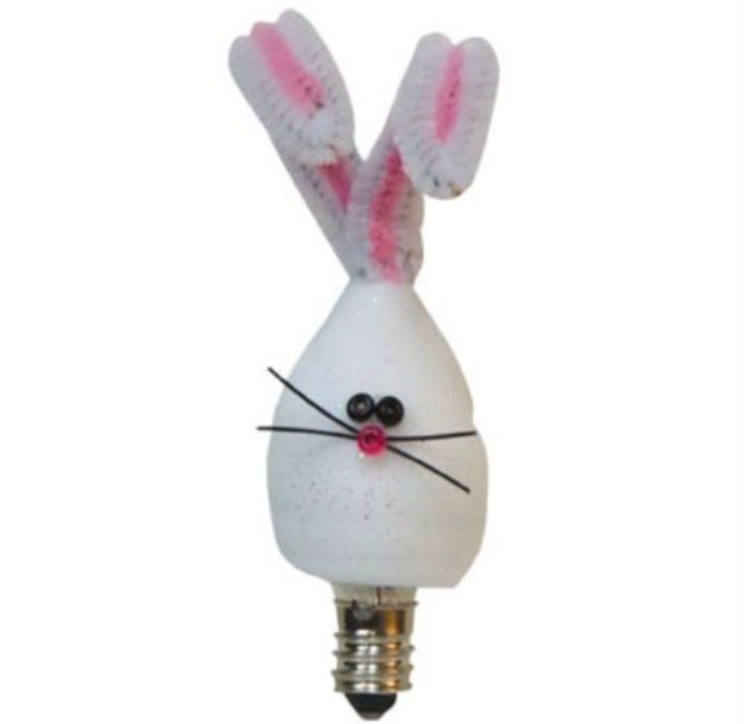 White Bunny Silicone Bulb