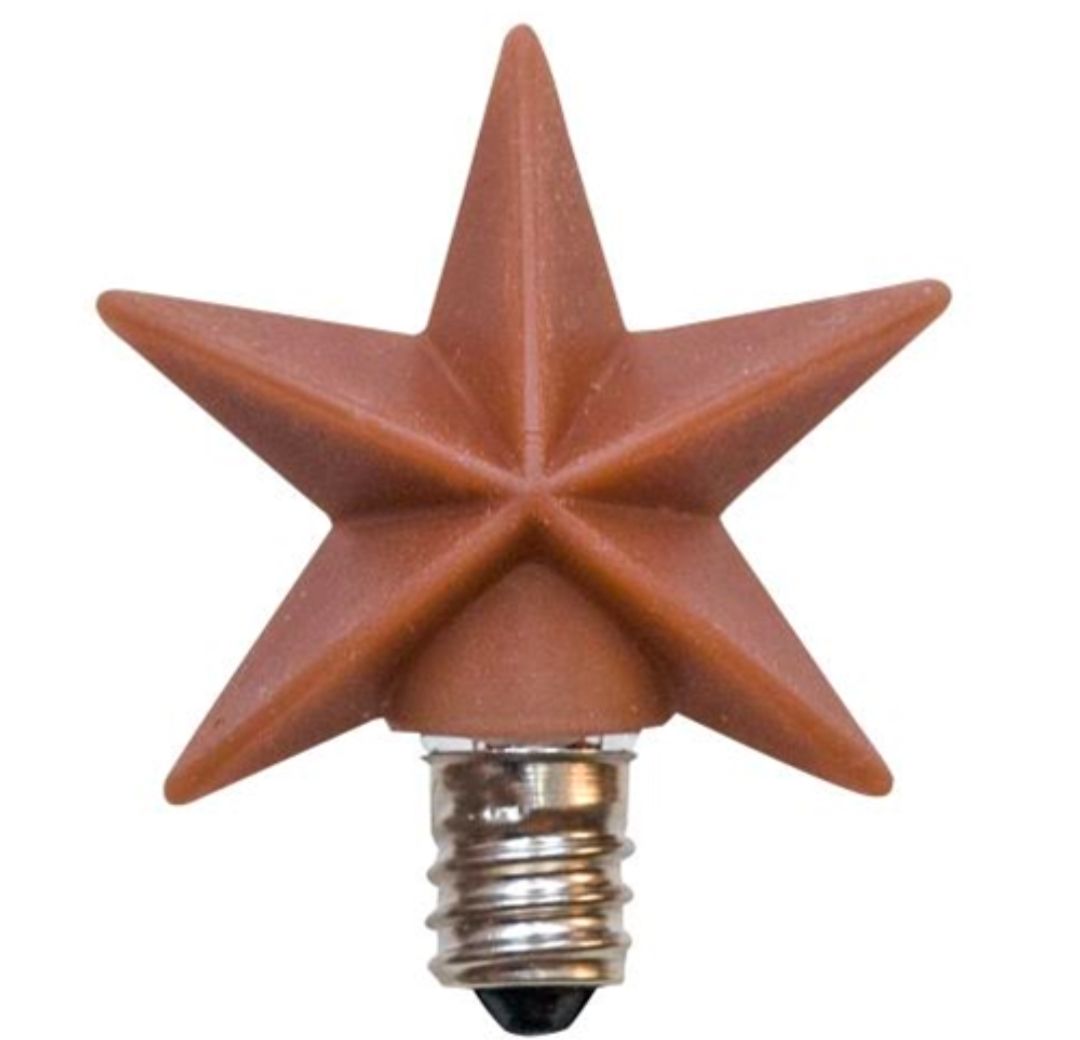 1-1/2" Cinnamon Star Bulb