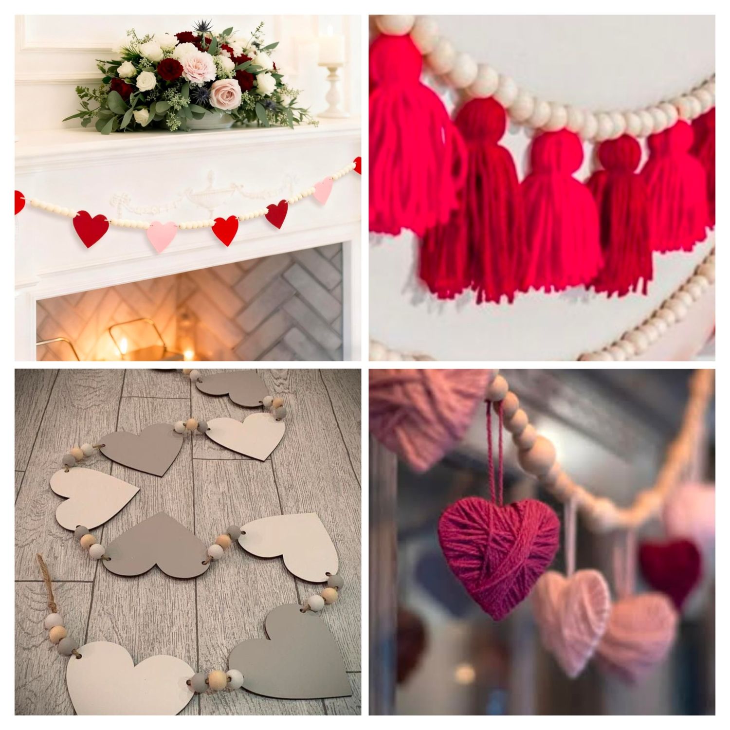 DIY Workshop: 72" Beaded Valentine Garland - February 5th (6:30pm-8:30pm)
