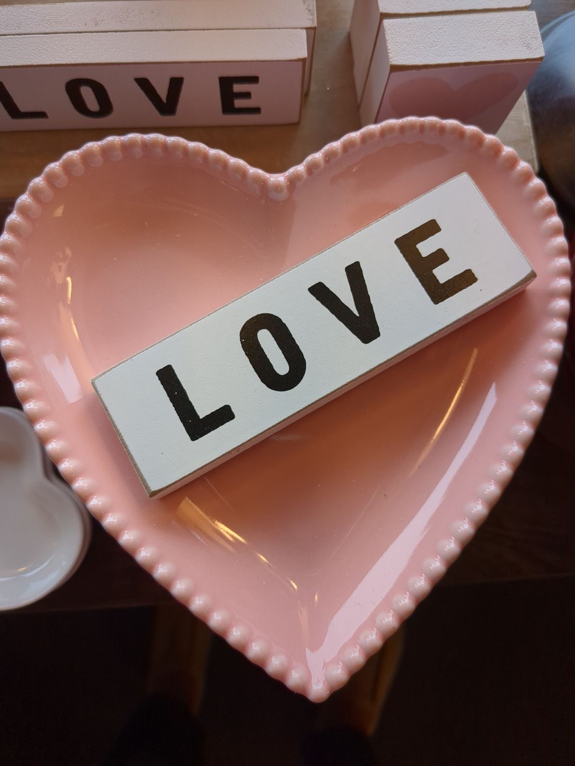 LOVE Mini Shelf Sitter
