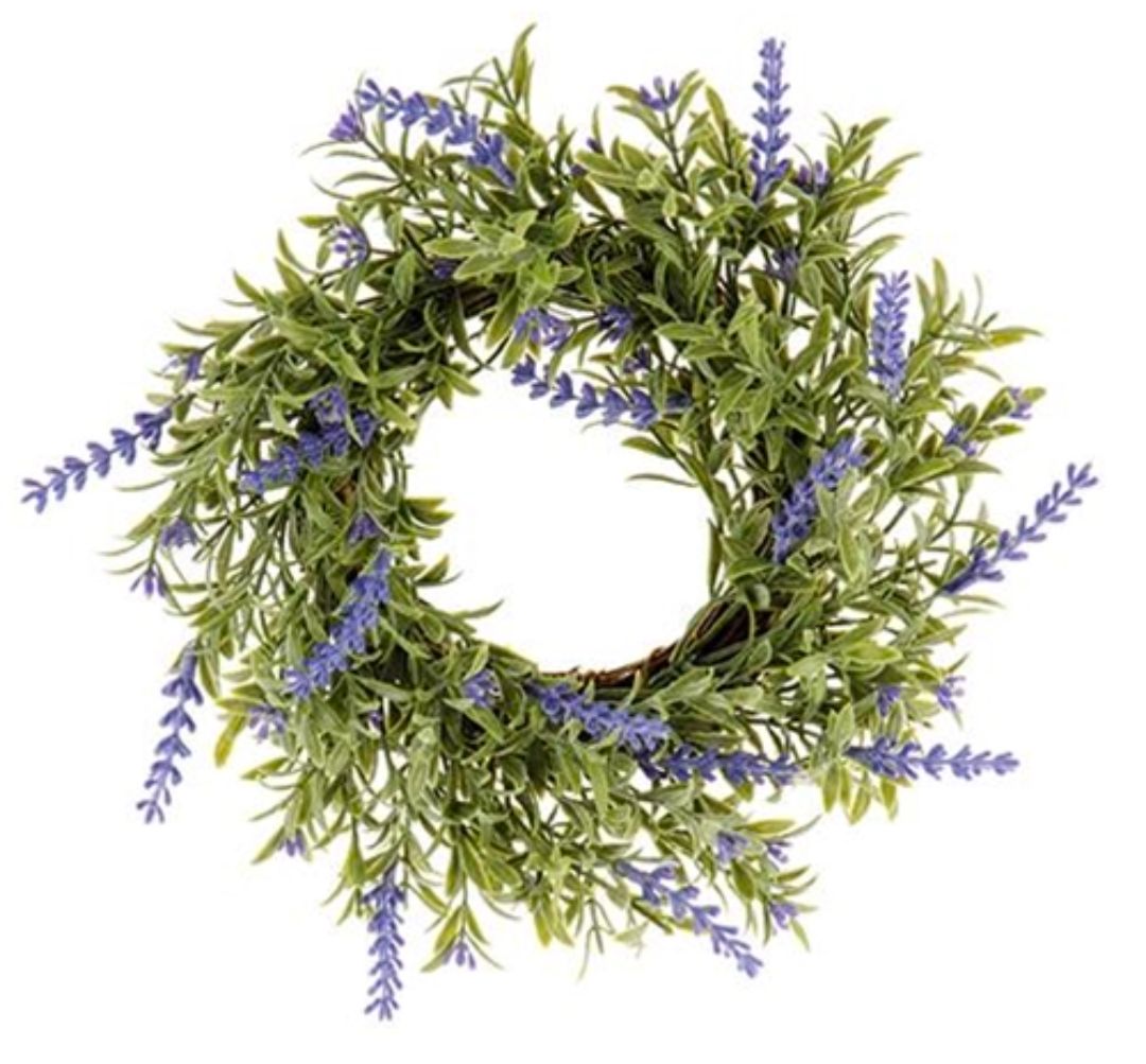 3-1/2" English Lavender Candle Ring