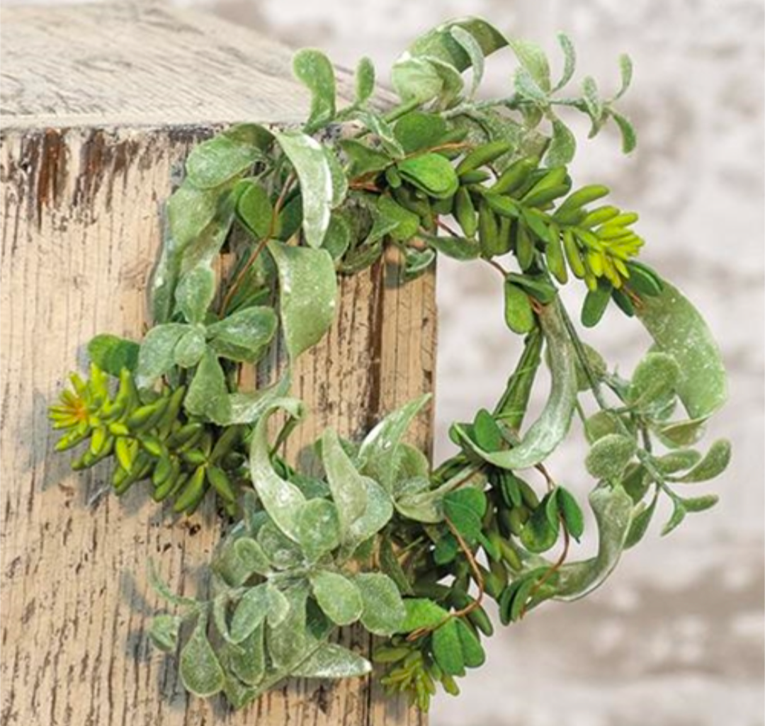 3-1/2" Succulent Garden Candle Ring