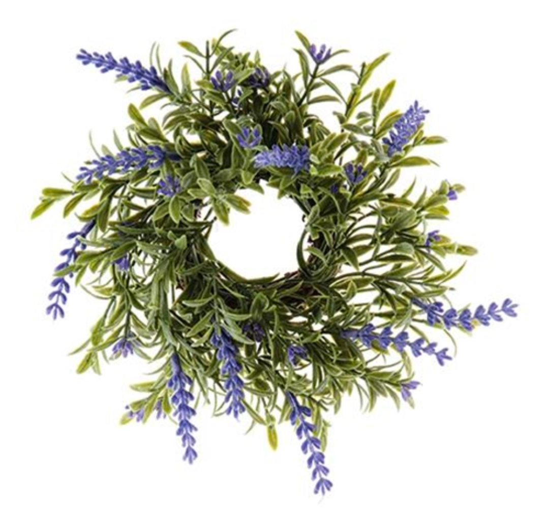 1-3/4" English Lavender Candle Ring