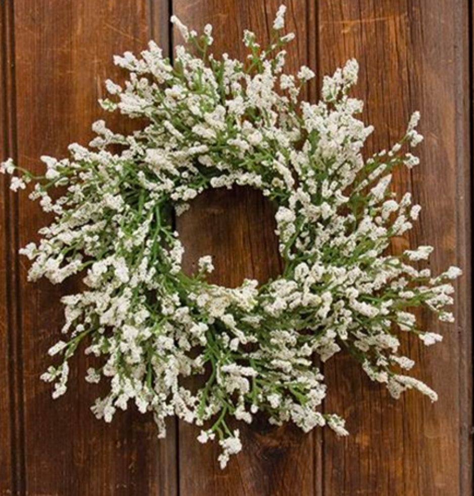 3" Cream Array Astilbe Candle Ring