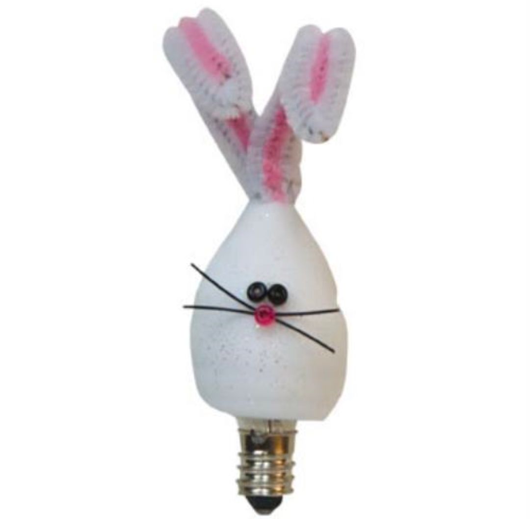 White Bunny Silicone Bulb