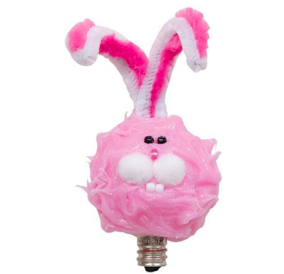 Pink Bunny Textured Silicone Bulb