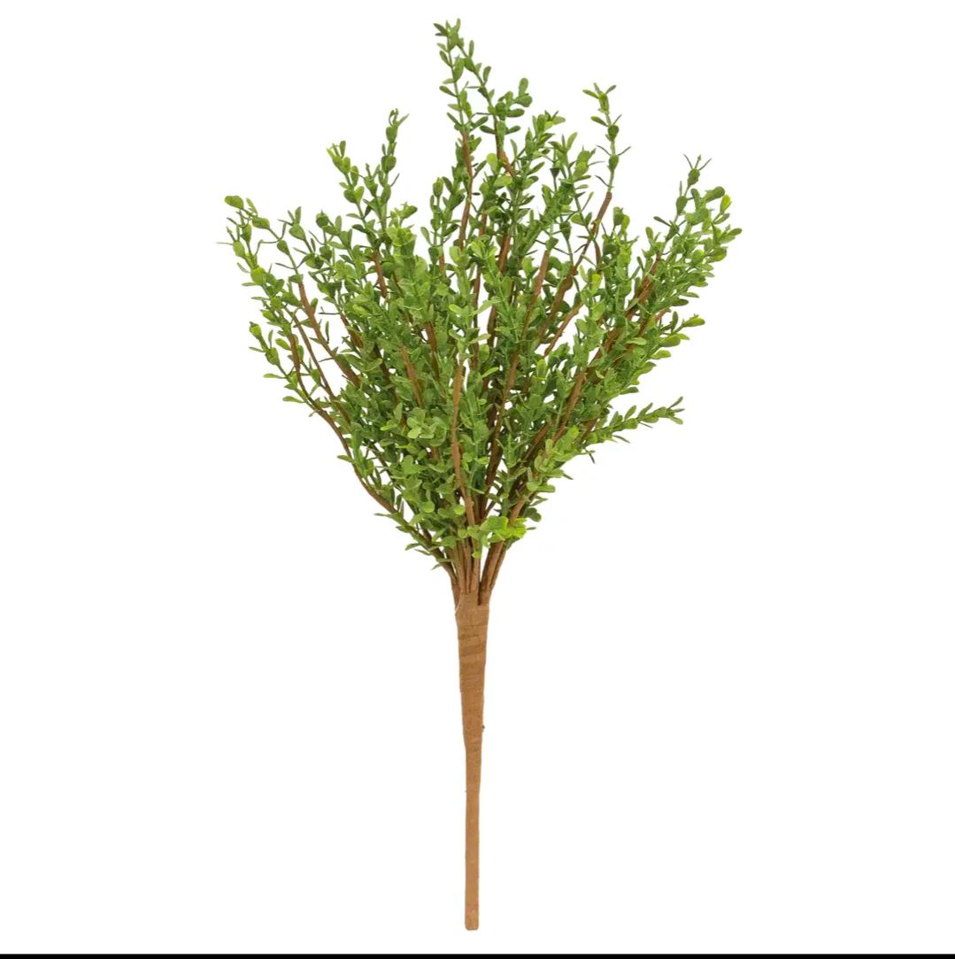 16" Baby Boxwood Floral Pick Decor