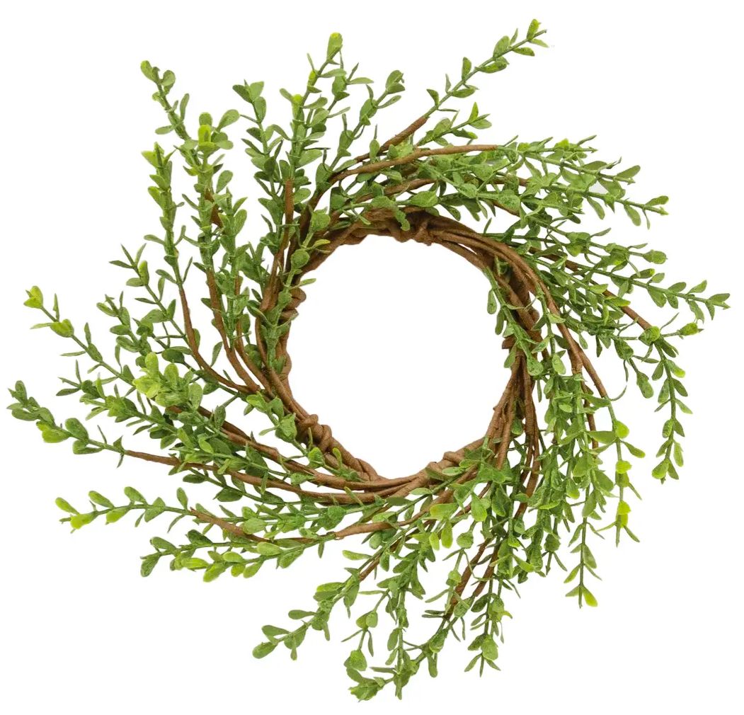 3-1/2" Baby Boxwood Candle Ring