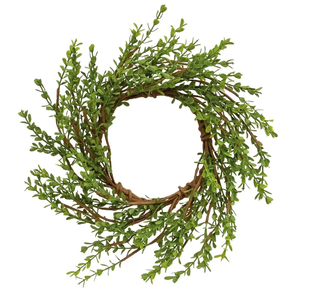 4-1/2" Baby Boxwood Candle Ring