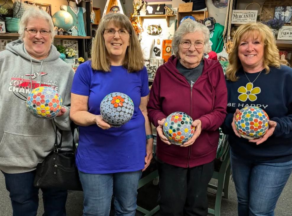 DIY Workshop: Create an Outdoor Mosaic Gazing Ball - April 29th (6:30pm-9:30pm)