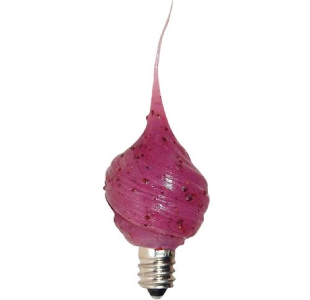 Cranberry Scented Silicone Dipped Light Bulb