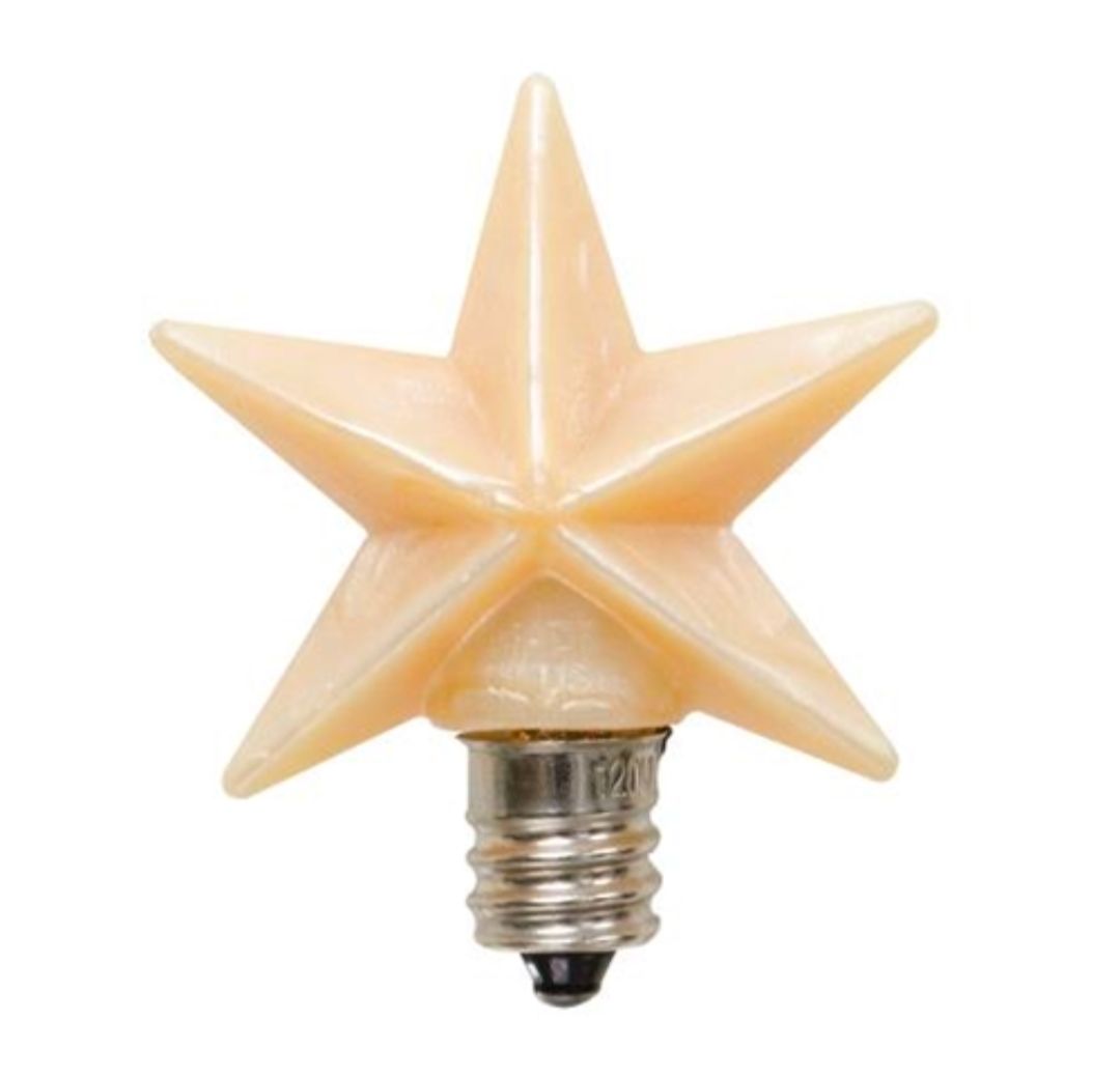 1-1/2" Star Silicone Warm Light Bulb