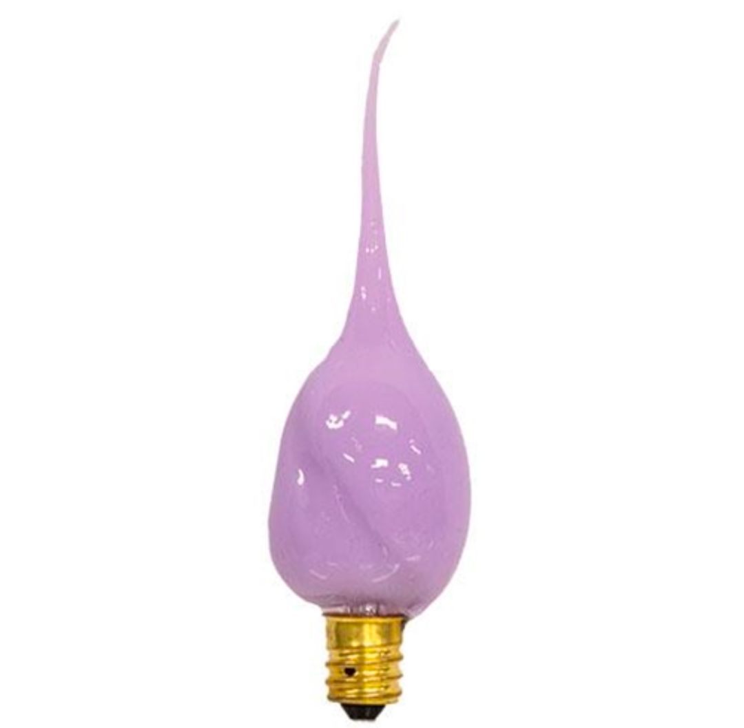 Pastel Purple Silicone Dipped Light Bulb