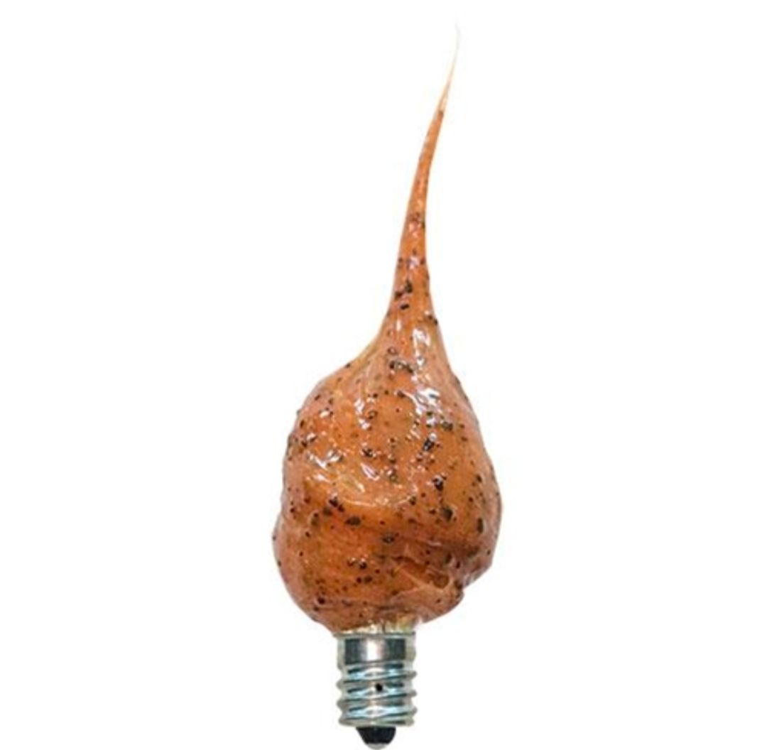 Hazelnut Scented Silicone Dipped Light Bulb