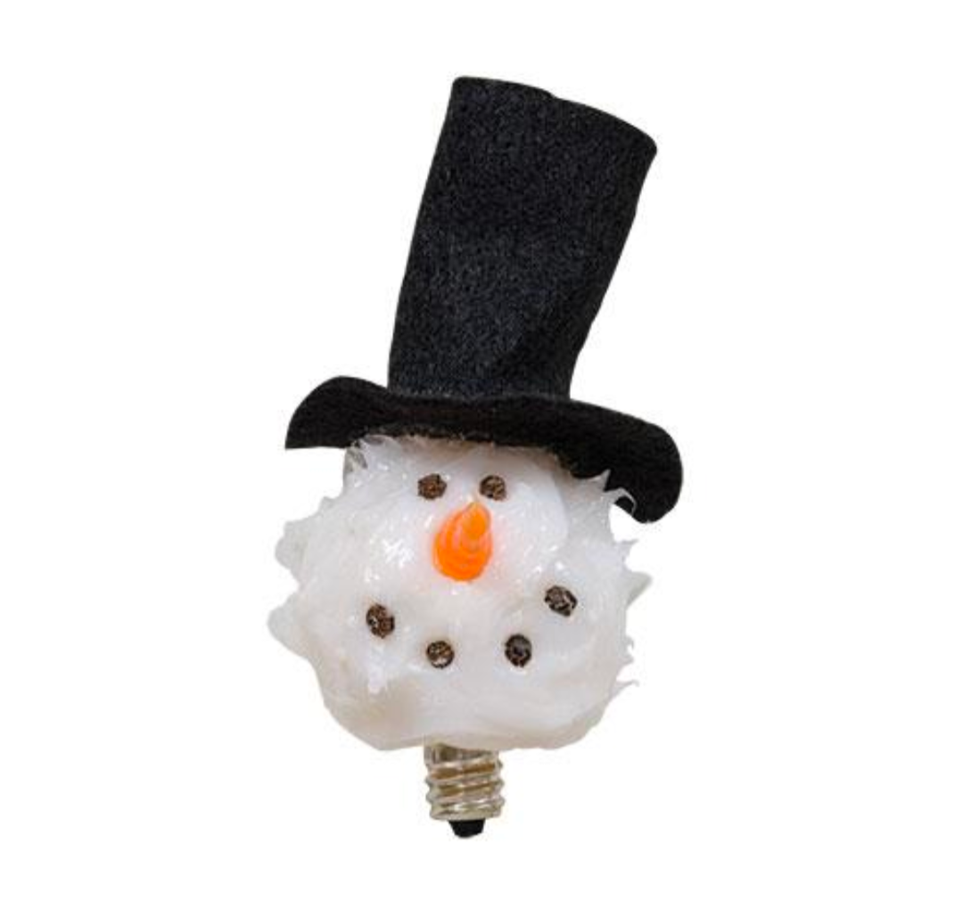 Top Hat Snowball Silicone Dipped Light Bulb
