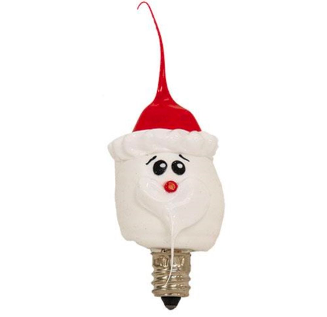 Santa Silicone Dipped Light Bulb