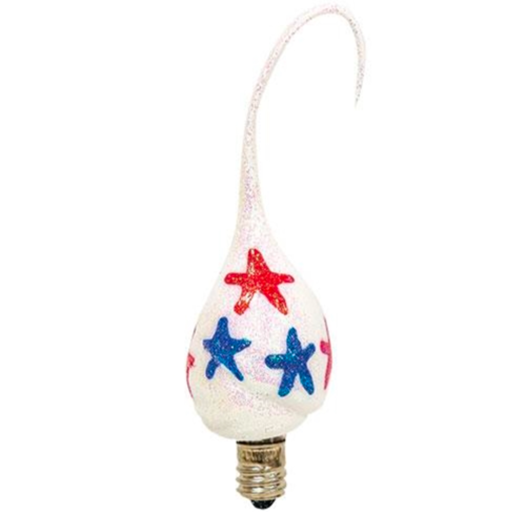 Old Glory Silicone Dipped Light Bulb