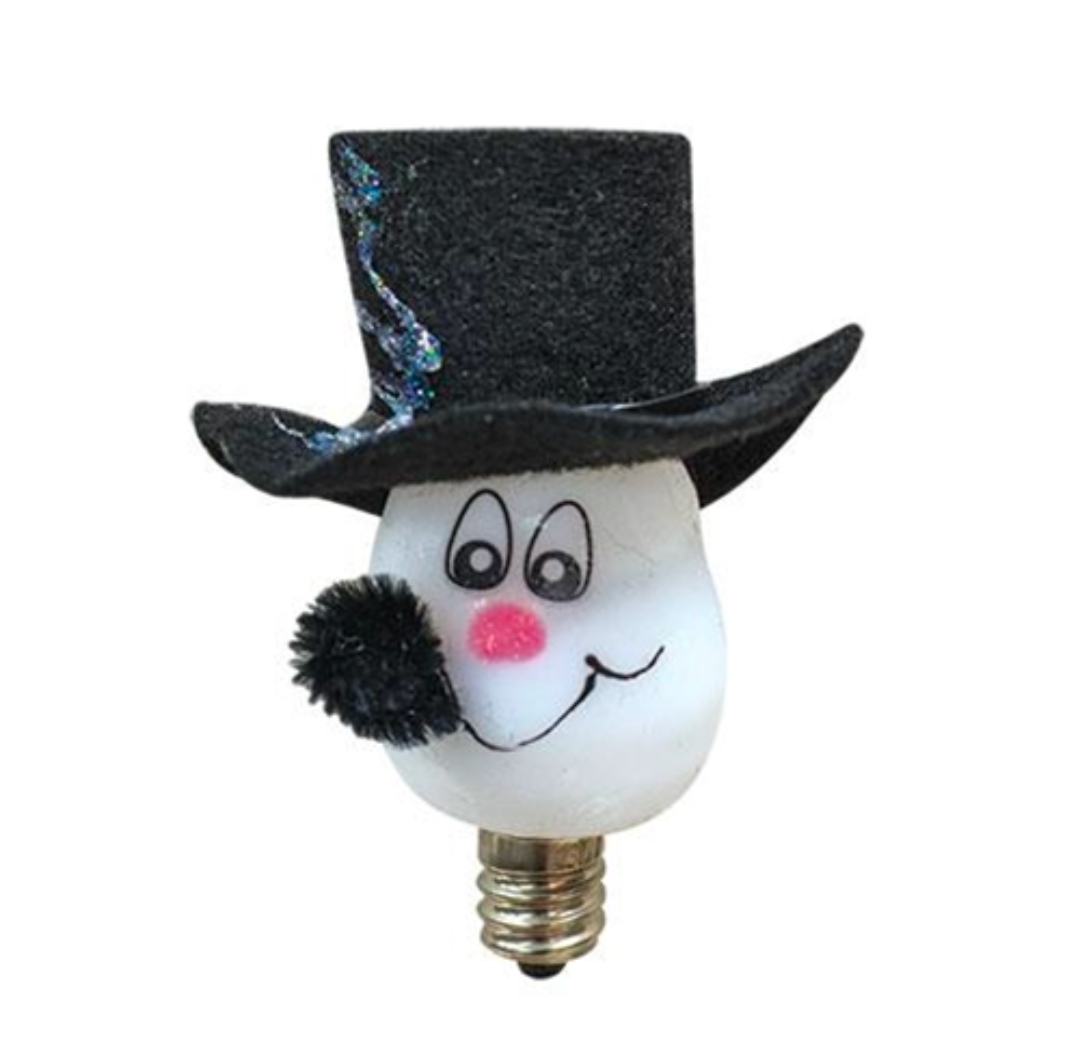 Silicone Frosty Snowman w/Pipe Light Bulb