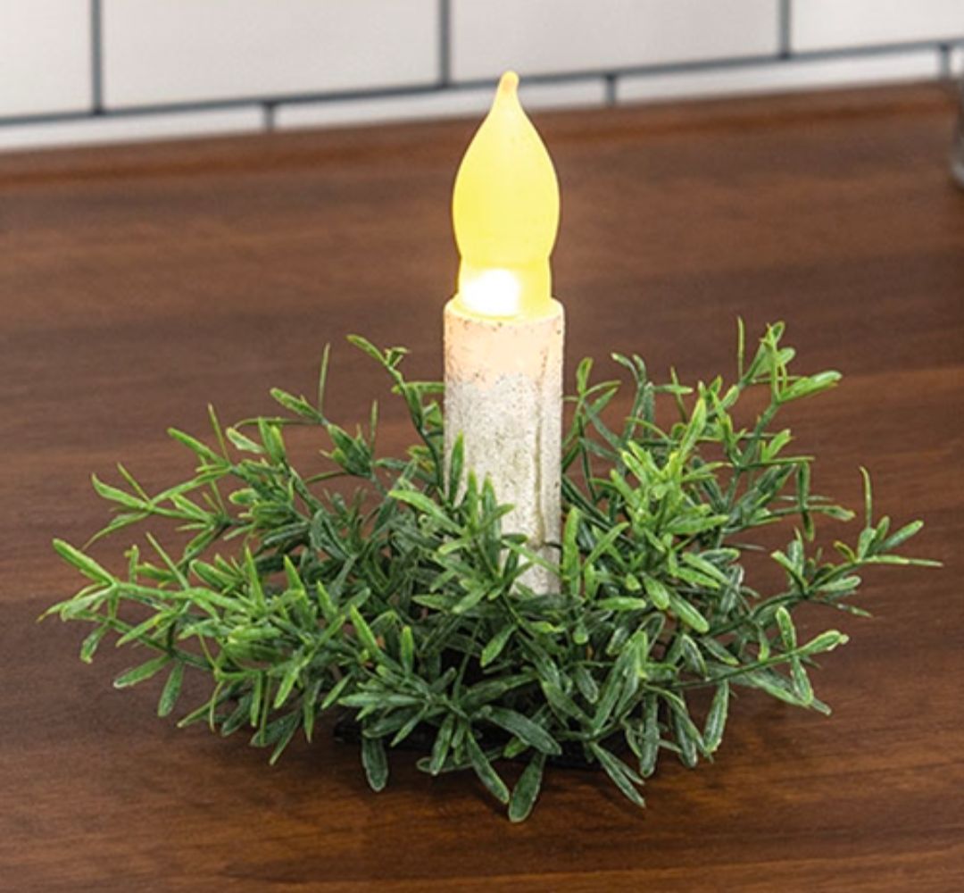 1" Dusty Rosemary Candle Ring