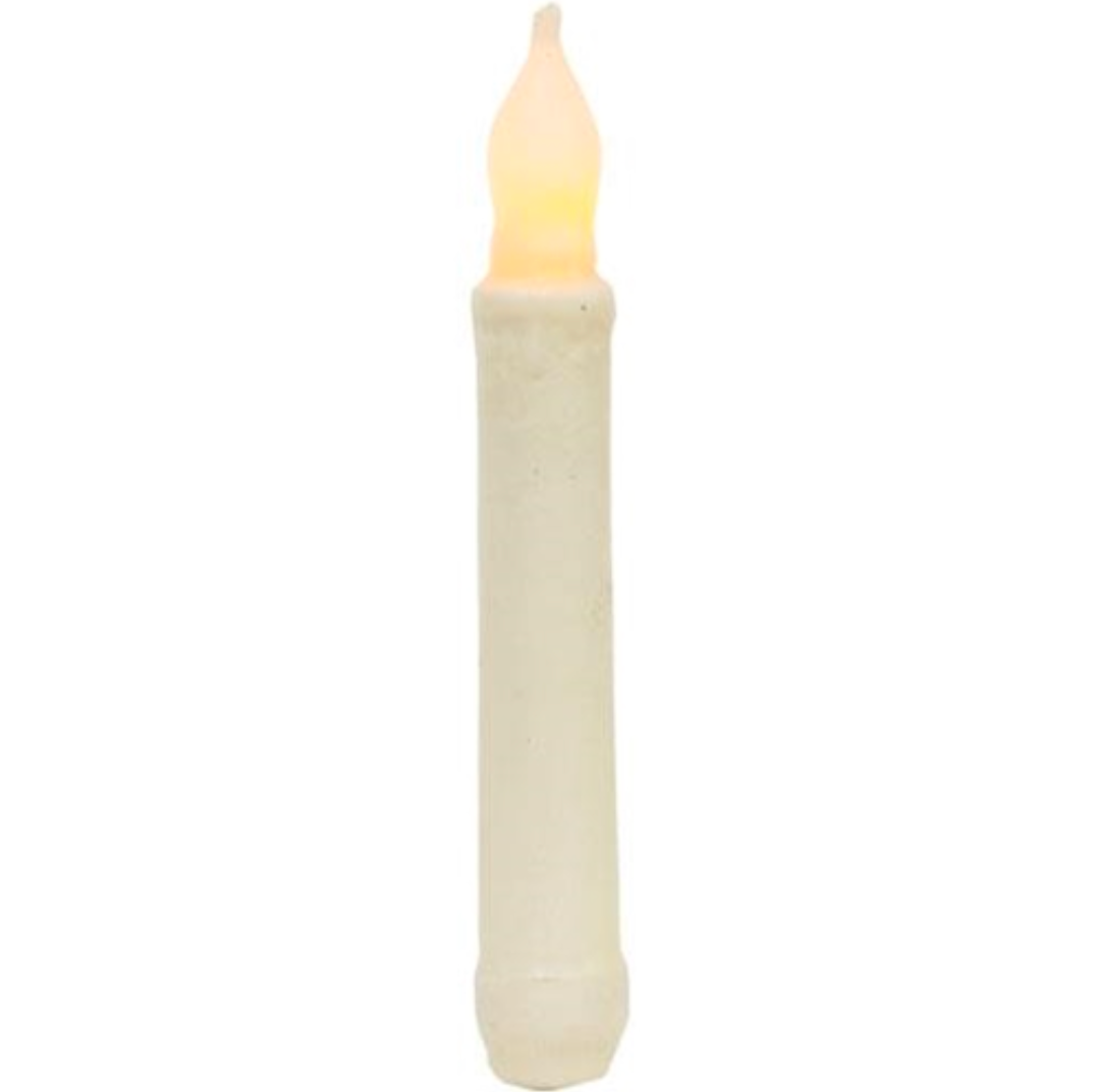 6" Ivory Timer Taper Candle