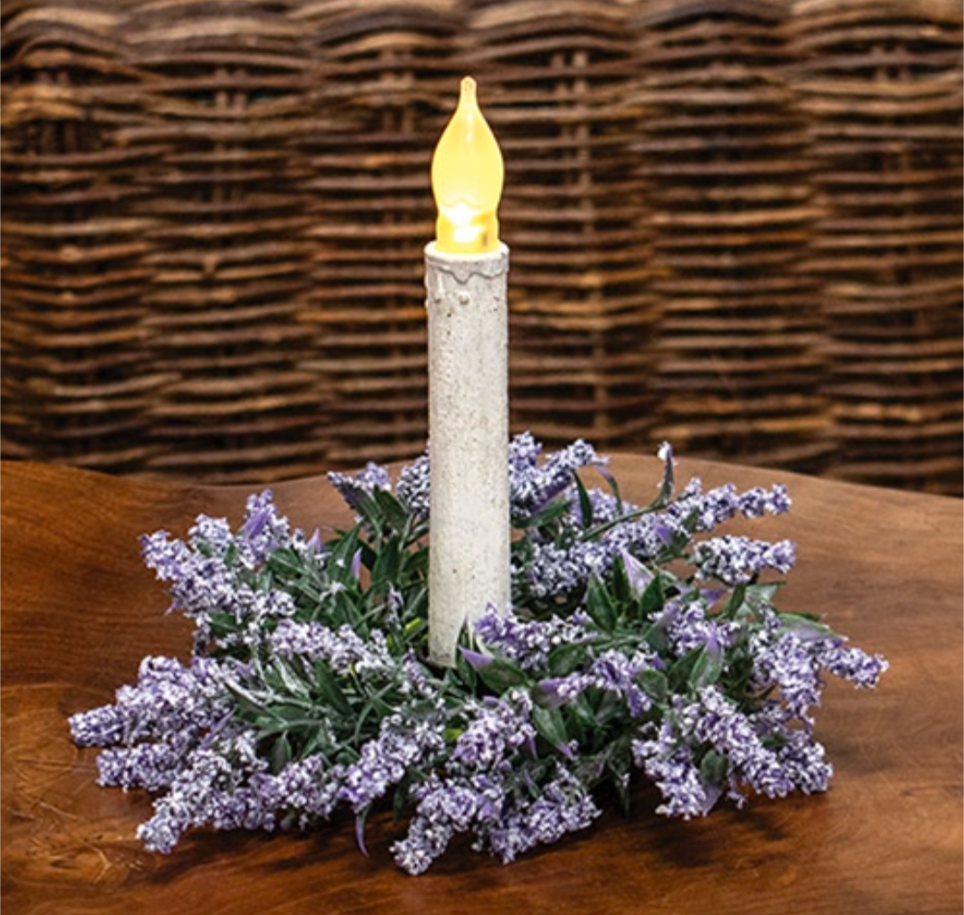 2-1/2" Lavender Blossoms Candle Ring