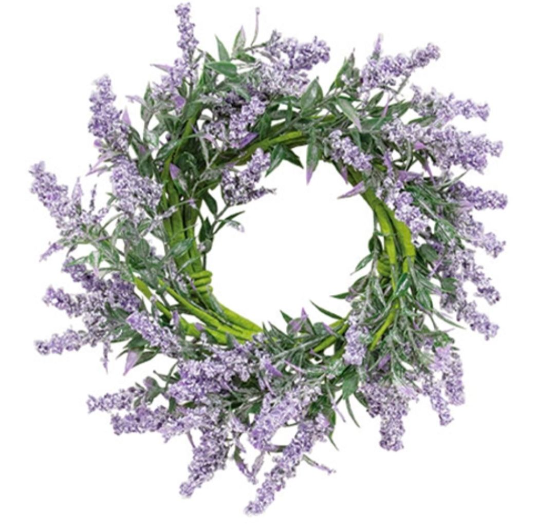 3-1/2" Lavender Blossoms Candle Ring