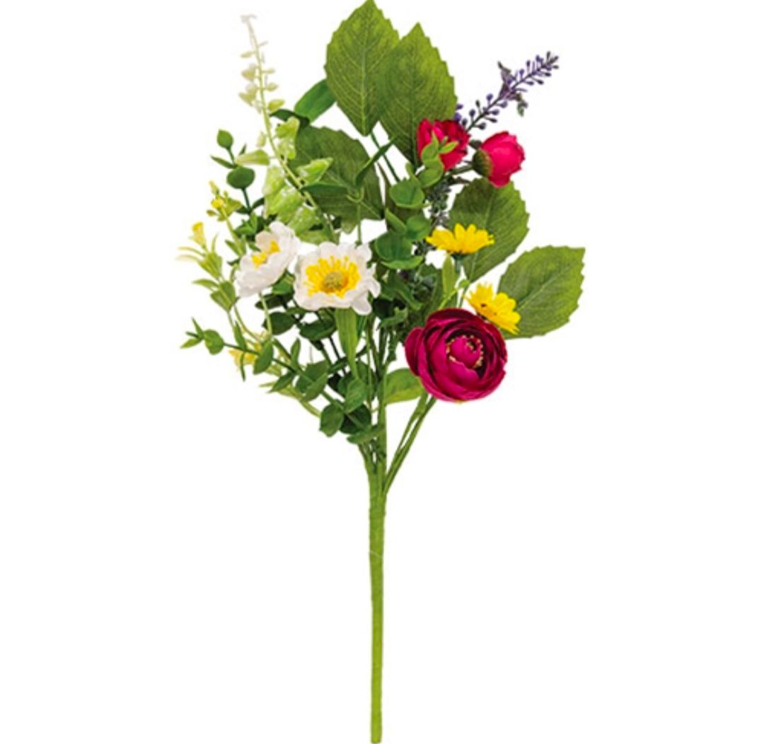 Breezy Summer Blooms Floral Pick