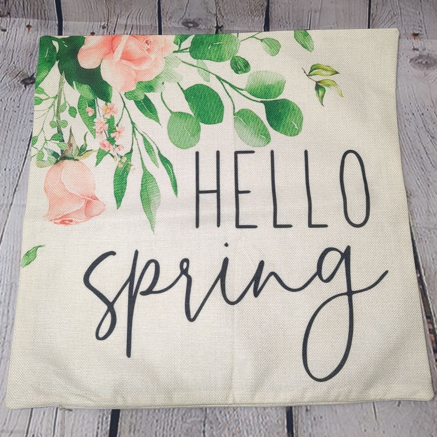 18x18 Zippered Pillow Cover - Spring