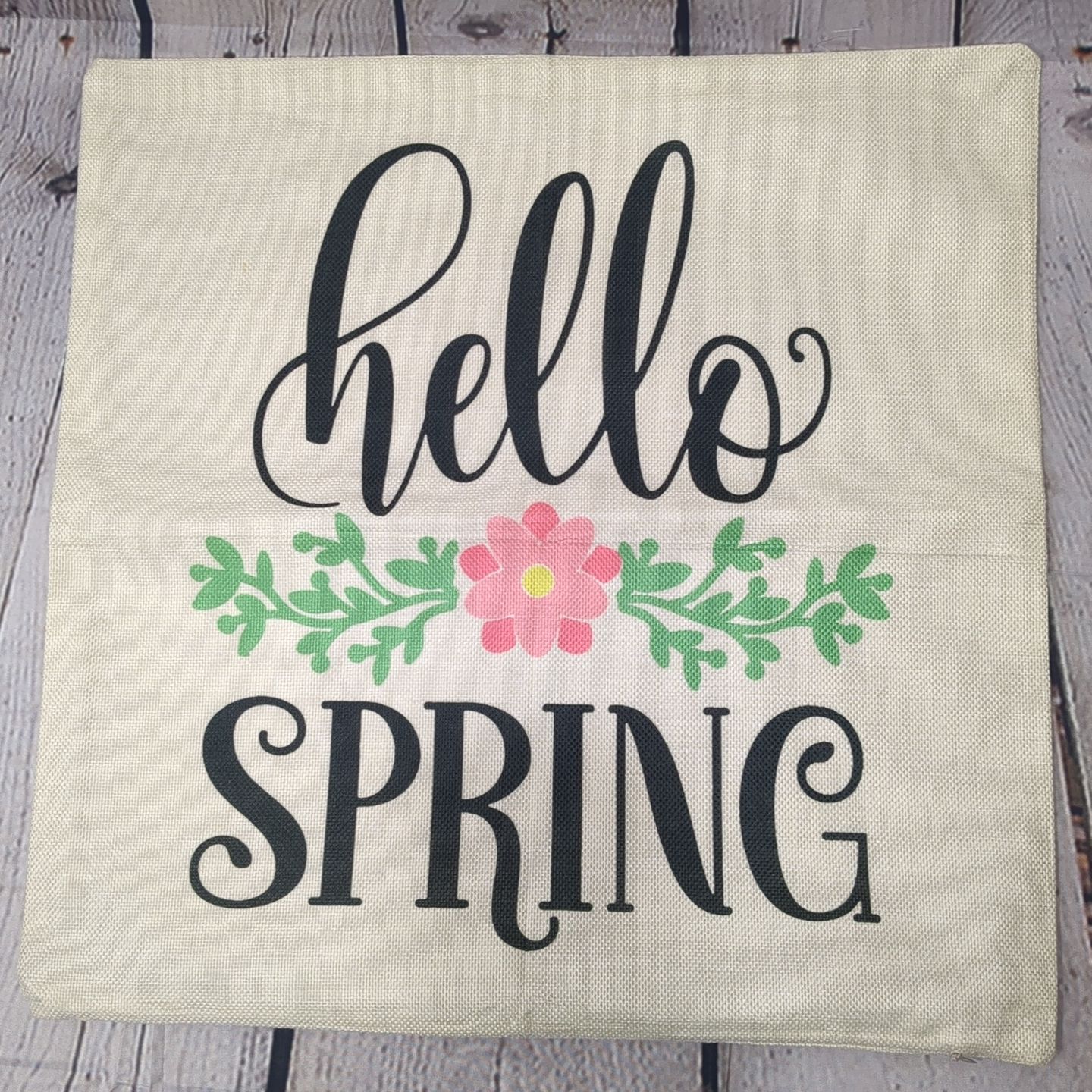 18x18 Zippered Pillow Cover - Spring