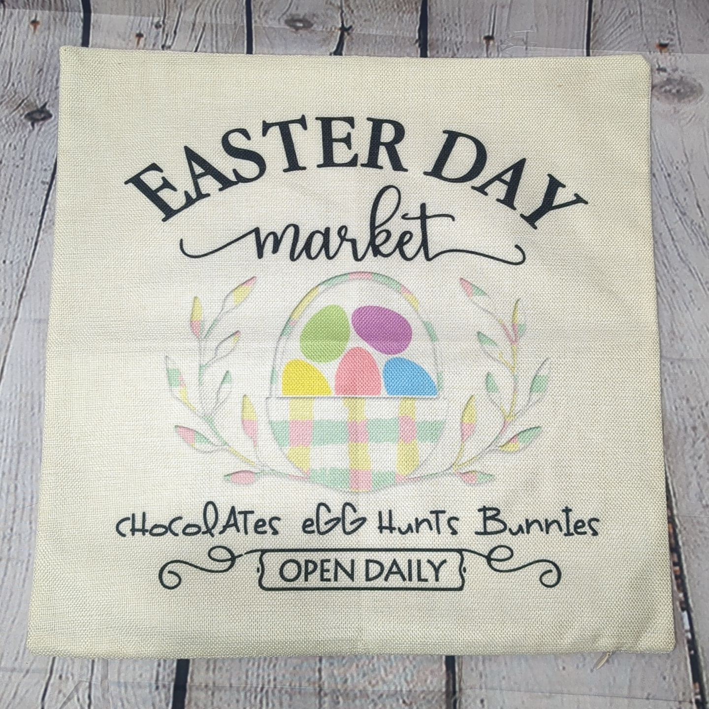 18x18 Zippered Pillow Cover - Spring