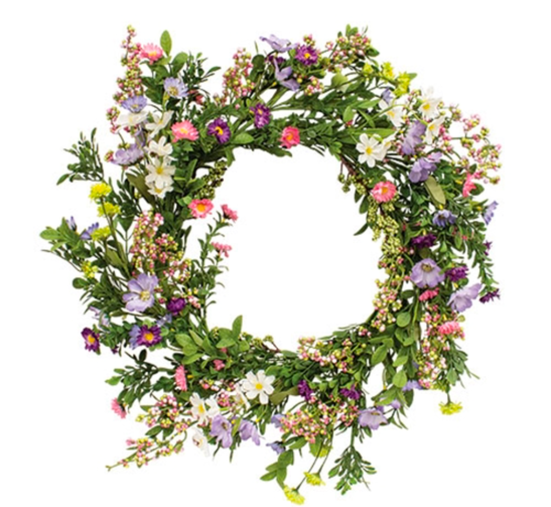 22" Spring's Chorus Wreath