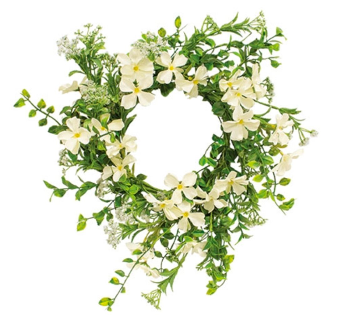 6-1/2" Heavenly Blossoms Candle Ring