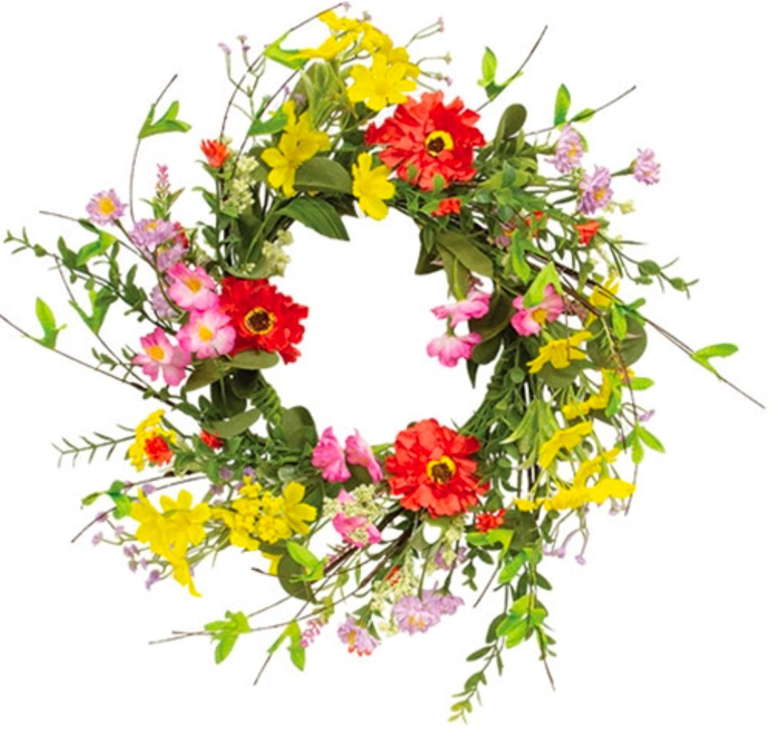 6-1/2" Sun Dazzled Blooms Candle Ring