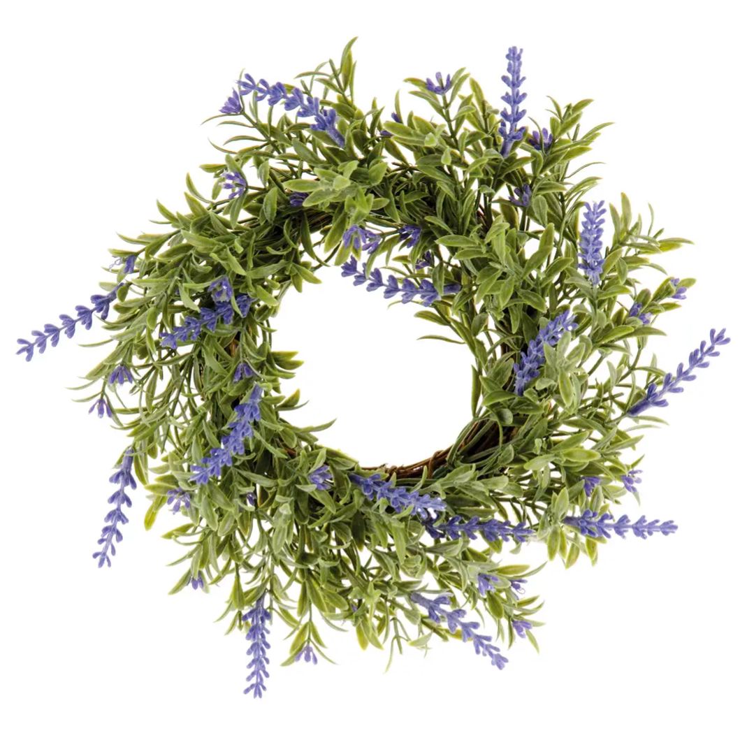 3-1/2" English Lavender Candle Ring
