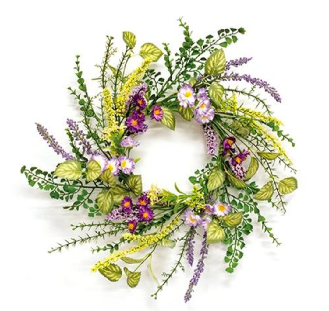 6-1/2" Amethyst Garden Candle Ring