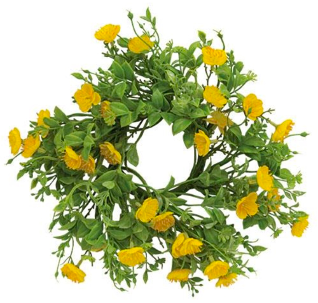 3" Evening Primrose Candle Ring