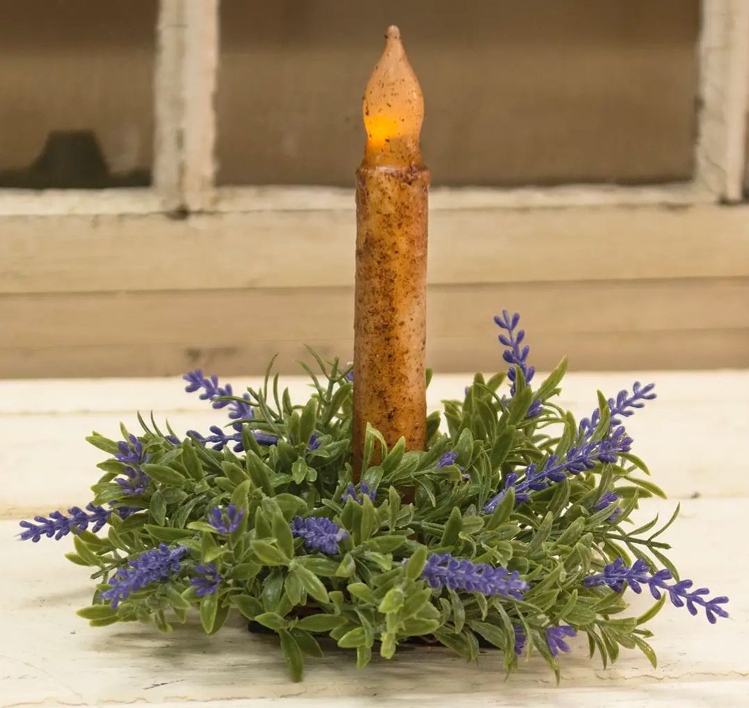 2" English Lavender Candle Ring