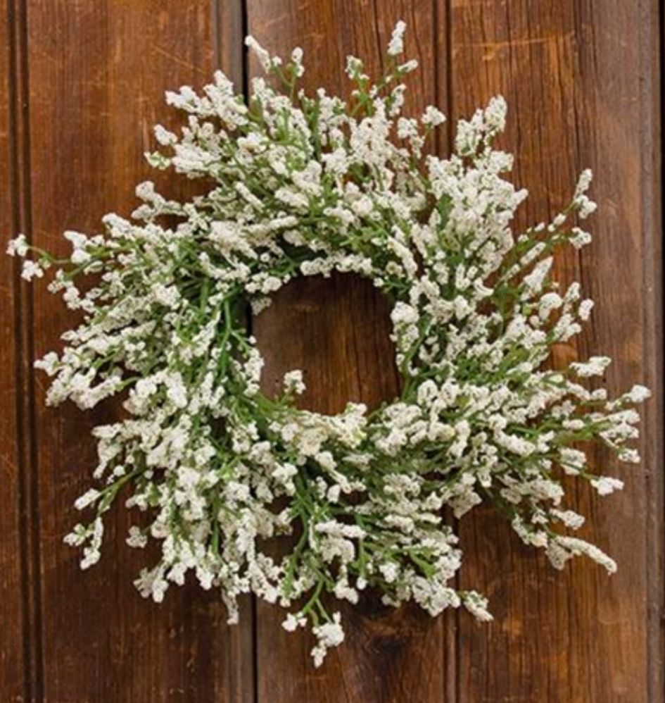 3" Cream Array Astilbe Candle Ring