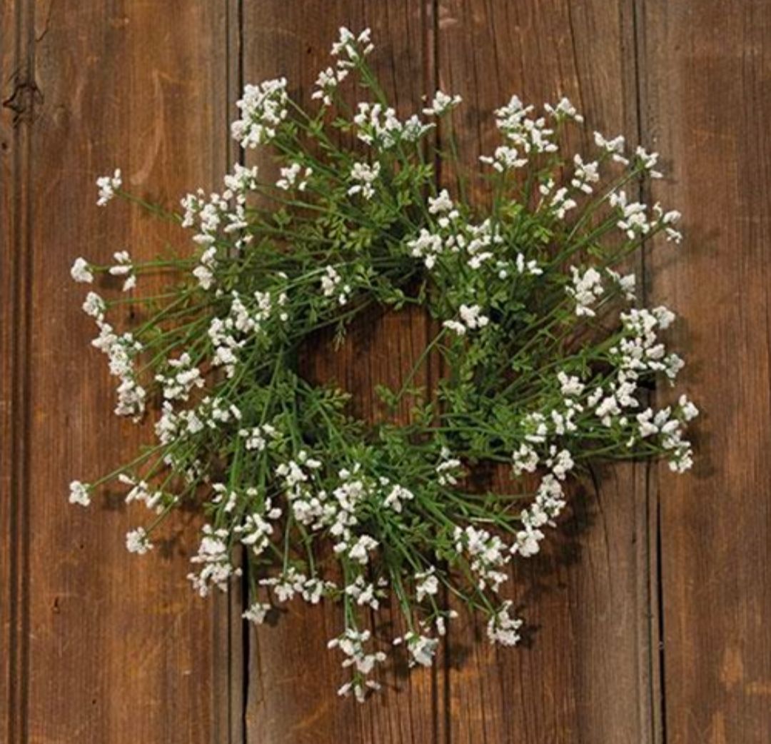 3" Cream Pixieflower Candle Ring