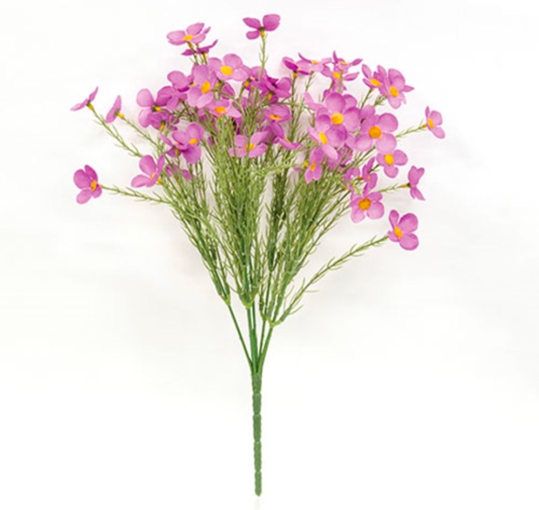 Violet Starflower Floral Pick